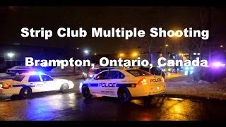 quotThe Officequot Strip Club Multiple Shooting  Brampton Ontario [upl. by Spiro]