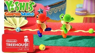 Yoshi’s Crafted World  Gameplay  Nintendo Treehouse Live [upl. by Skye]