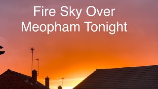 Fire Sky Over Meopham Tonight  Wed 10Jul24 [upl. by Navinod]