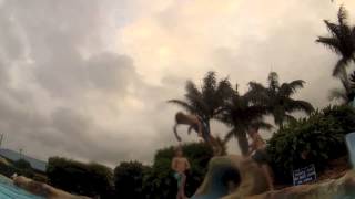 Coffs Harbour Surf Skate Jumping Pillow Pool [upl. by Silvain]