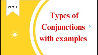 Conjunctions and its types Parts of speech conjunctions irfaquiz  science brightside [upl. by Notlih]