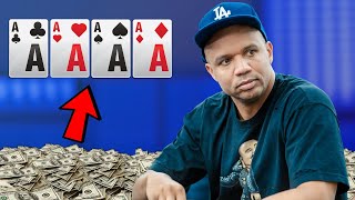 The 5 SICKEST QUADS Poker Hands [upl. by Osnerol]