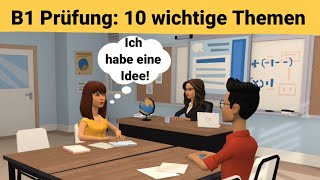 Mündliche Prüfung deutsch B1  Gemeinsam etwas planenDialog  10 wichtige Themen  sprechen Teil 3 [upl. by Anires]