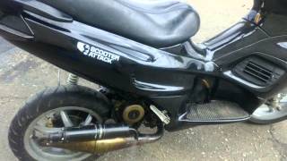 Gilera runner  dr evo 70cc first start [upl. by Llen]