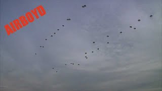 C130 Parachute Drop  Operation Toy Drop 2011 [upl. by Nnylecoj]