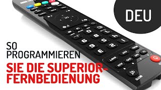 Tutorial So programmieren Sie die programmierbare SuperiorFernbedienung 4in1 2in1 1in1 [upl. by Akiner646]