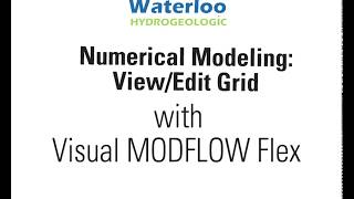 Numerical Modeling ViewEdit Grid [upl. by Luisa518]