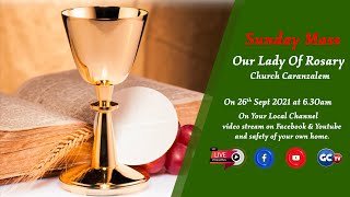 KONKANI MASS  LIVE  OUR LADY OF ROSARY CHURCH  CARANZALEM   26 SEPT 2021 [upl. by Venuti]