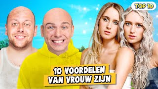 10 VOORDELEN VAN VROUW ZIJN [upl. by Notneuq295]