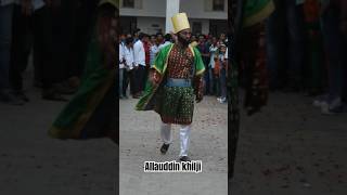 Channeling Allauddin Khilji at our college festival 🔥 HistoryComesAlive collegefestival [upl. by Amled]