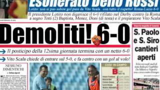 RomaLazio Corriere dello Sport dopo il derby [upl. by Lemuel]