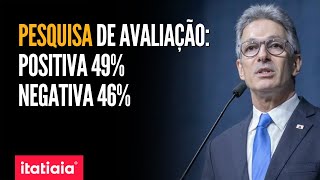 PESQUISA ITATIAIADOXA EM BH AVALIAÇÃO POSITIVA DE ZEMA É DE 49 E NEGATIVA DE 46 [upl. by Ocin16]