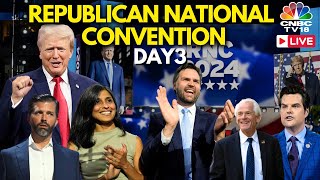 RNC LIVE Donald Jr JD Vances Speech in Republican National Convention  Trump at RNC Live  N18G [upl. by Milford342]