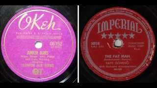 Champion Jack Dupree  Junkers Blues vs Fats Domino  The Fat Man [upl. by Petunia]