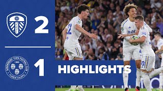 Highlights Leeds United 21 Shrewsbury Town  Gelhardt and Struijk seal comeback [upl. by Nonnair513]