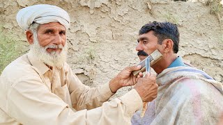 ASMR The Straight Razor Old Style Shaving🔥 But Barber is 100 Year OldASMR Abi [upl. by Anaiq820]