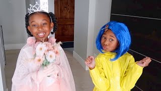 Can You Guess Our Halloween Costumes  Sekora amp Sefari Play Vlogs [upl. by Tann]