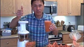 Fresh Carrot Juice  Best Bang for the Buck to Build Your Health [upl. by Cypro501]