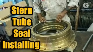 Stern Tube Seal Installing [upl. by Wilkison691]