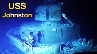 Titanic Explorers Reveal Secrets of USS Johnston Wreckage [upl. by Hahnert600]