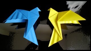 HD Origami Dove Tutorial [upl. by Moskow811]