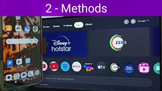 2 Ways for Connect Redmi 13C to Google TV Android TV  Screen Mirroring  Screen Casting  Smart TV [upl. by Hayman]