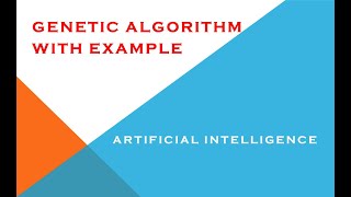 Genetic Algorithm  Artificial Intelligence  UGC NET Computer Science [upl. by Myrilla873]