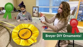 Easy DIY Rosette and Stablemates Ornaments 🎄  Breyer Model Horses [upl. by Jeannine]