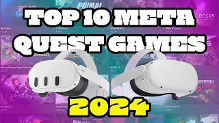 TOP 10 BEST Meta Quest 2 amp 3 Games in 2024  COOLEST OCULUS VR GAMES [upl. by Ttelrats209]