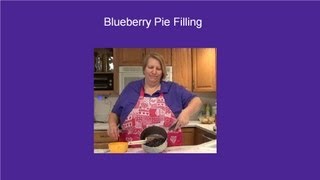 Blueberry Pie Filling Stove Top Recipe [upl. by Tnecniv]