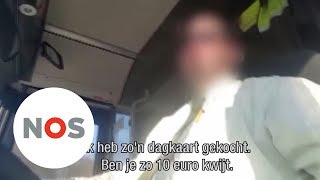 FILMENDE BUSCHAUFFEUR Onderzoek naar bestuurder die tijdens het rijden filmpjes maakte [upl. by Nehgaem732]