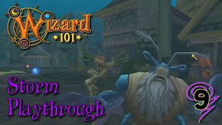 Wizard101 Storm Playthrough  Ep 9 Golem Tower amp Crab Alley [upl. by Akkimat519]