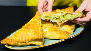 FETA amp SPINACH TURNOVERS  Easy breakfast pastry [upl. by Rodmun273]