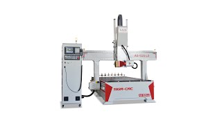 A81325 ATC CNC Router 4 Axis Spindle Can Swing 180 Degree woodworking 4 axis cnc router [upl. by Seagraves672]