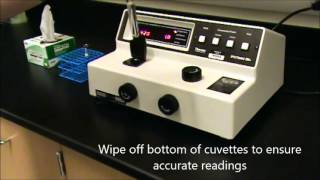 How To Use A Spectrophotometer [upl. by Jaf]