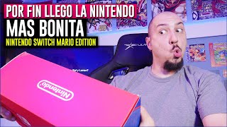 La NINTENDO SWITCH mas BONITA 🔥 UNBOXING Nintendo Switch Mario edition 🔥 Super Mario Bros [upl. by Bez]