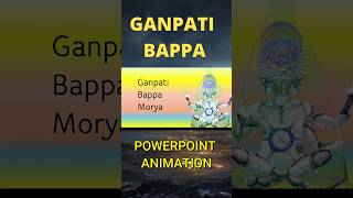 🙏 3D Ganpati Bappa Animation in PowerPoint 🐘 powerpoint shorts ytshorts [upl. by Milli]