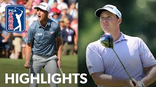 Every shot from WILD playoff  Will Zalatoris wins FedEx St Jude Championship  2022 [upl. by Aryk]