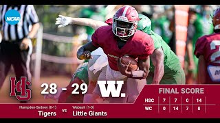 HampdenSydney Football Highlights The Gentlemens Classic [upl. by Galloway]