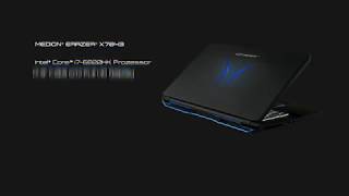 HighendGaming Notebook  MEDION ERAZER X7843 [upl. by Daffodil36]