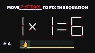 Logic Puzzles with Matchsticks Matchstick Logic Puzzles Matchstick Puzzles with Answers [upl. by Eigla]