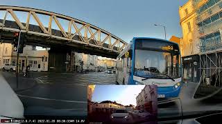 GON2 Dashcam by GNET 2k 2CH dashcam example video [upl. by Haimerej]