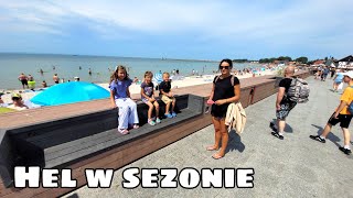 Hel w sezonie  wolimy Juratę  Wakacje nad Bałtykiem  Półwysep Helski  plaża [upl. by Kalil]