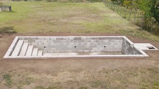 How I Made a SwimingPool Step by Step Low Budget Projekt pool diy diypool [upl. by Eintruoc]