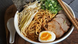 Soupe de Nouilles Japonaise  Miso RAMEN  Cooking With Morgane [upl. by Haldis870]