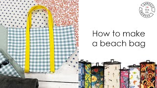 How to make a supersized beach bag [upl. by Gemina628]