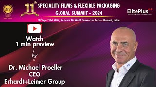 Watch 1 minute Video trailer of Dr Michael Proeller CEO ErhardtLeimer Group [upl. by Mylo]