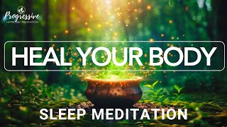 Sleep Meditation with Full Body Healing  Your Mind Knows how to Heal You  Tap into its POWER [upl. by Tharp]