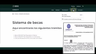 Beca Nacional CONACyT Formalizada ¿Cómo descargar la Carta para el ISSSTE [upl. by Ahseia]