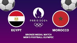 Marruecos vs Egipto Olimpiadas 2024 Medalla de bronce [upl. by Glialentn174]